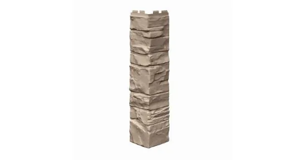 Угол наружный VOX Solid Stone Lazio камень светлая глина купить в Владивостоке