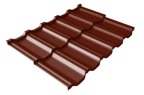 Металлочерепица модульная Квинта Uno Grand Line c 3D резом 0,5 Quarzit lite RAL 3005 красное вино купить в Владивостоке