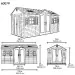 Сарай пластиковый LifeTime 15x8 DD купить в Владивостоке