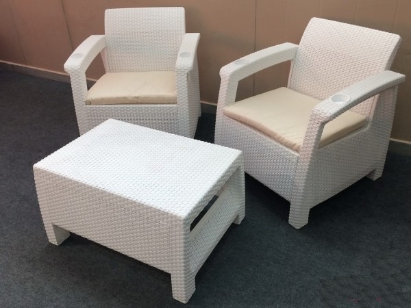 Комплект Yalta Balcony Set белый купить в Владивостоке