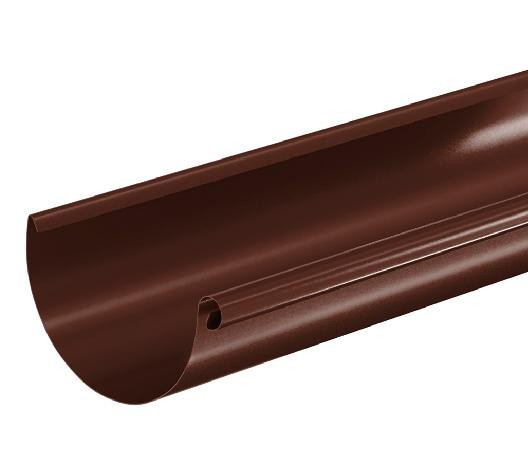 Водосток Aquasistem, система 150/100 - Водосточный желоб 3.00м RAL 8017 Коричневый купить в Владивостоке