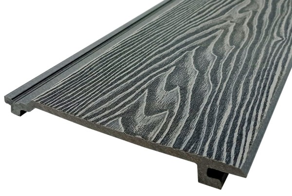 Сайдинг Darvolex 185x19x3000мм, 3D тиснение Серый купить в Владивостоке