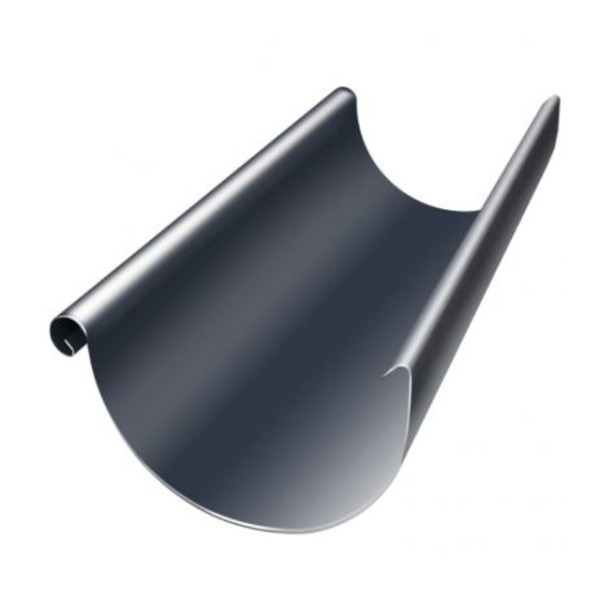 Водосток Grand Line 125x90 – Желоб 3м RAL 7024 купить в Владивостоке