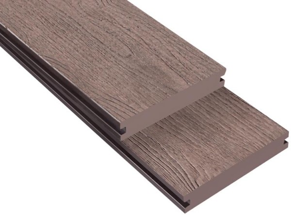 Террасная доска ДПК Outdoor 3D полнотелая NEVADA/CALIFORNIA BROWN коричневая микс купить в Владивостоке