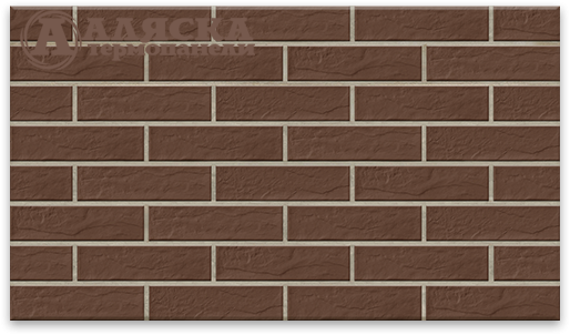 Фасадные Термопанели Аляска Braun Rustic купить в Владивостоке