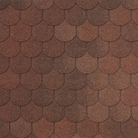 Гибкая черепица Tegola ASSISI terracotta 420 купить в Владивостоке
