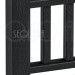 Комплект крышка/юбка для столба SEQUOIA BLACK купить в Владивостоке