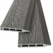 Заборная панель шип-паз EasyDecking Wood-Х 146х20 Серый купить в Владивостоке