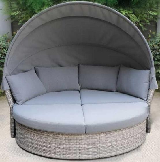 Диван-Трансформер AFINA плетеный из иск. ротанга AFM-325G Grey купить в Владивостоке