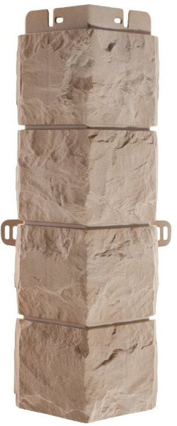 Фасадная панель Наружный угол фагот (талдомский), 0,45 х 0,13м (н) купить в Владивостоке