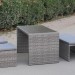 Диван-Трансформер AFINA плетеный из иск. ротанга S330G-W78 Grey купить в Владивостоке