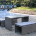 Диван-Трансформер AFINA плетеный из иск. ротанга S330G-W78 Grey купить в Владивостоке