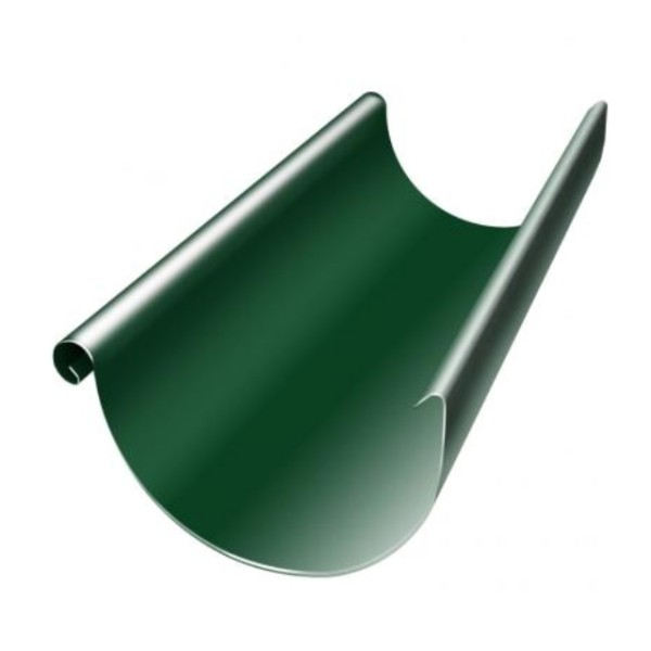 Водосток Grand Line 125x90 – Желоб 3м RAL 6005 купить в Владивостоке
