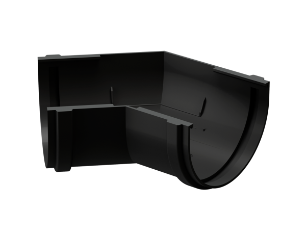 Угол желоба универсал 135˚ Docke Premium ПВХ - Карбон купить в Владивостоке