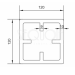 Столб SEQUOIA Evolution 3D WOOD BLACK купить в Владивостоке