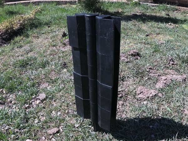 Угловой элемент поворотный, пластиковый от 60° до 300° для доски 300х30 мм из ДПК чёрный Holzhof купить в Владивостоке