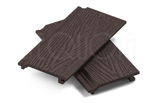 Доска фасадная ДПК 3D SEQUOIA Evolution WOOD BROWN купить в Владивостоке