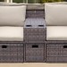 Комплект мебели AFINA плетеной из иск. ротанга AFM-330B Brown купить в Владивостоке