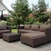 Комплект мебели AFINA плетеной из иск. ротанга YR821A Brown/Beige купить в Владивостоке