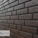 Фасадная панель Ю-Пласт Стоун Хаус Кирпич Коричневый купить в Владивостоке