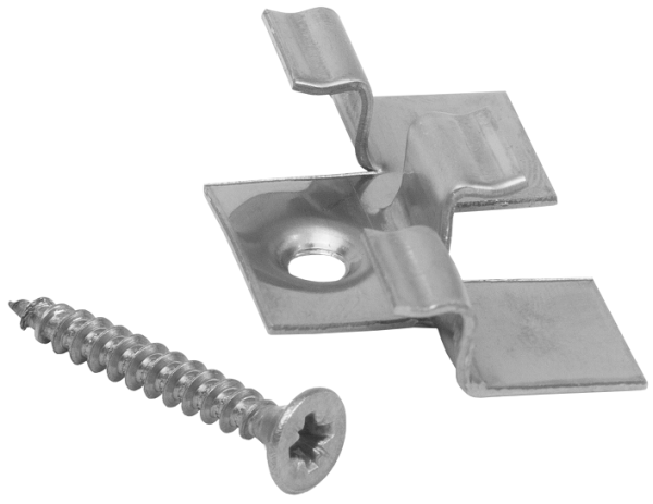 Клипса с саморезом,Grinder бесшовный монтаж 2 mm купить в Владивостоке