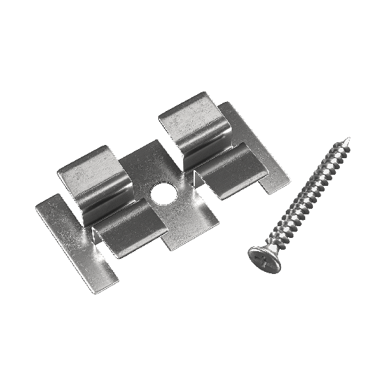 Клипса с саморезом, Grinder шовный монтаж 5 mm купить в Владивостоке