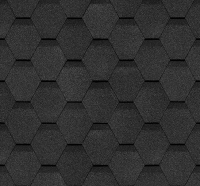 Гибкая черепица Docke, коллекция Стамбул Асфальть