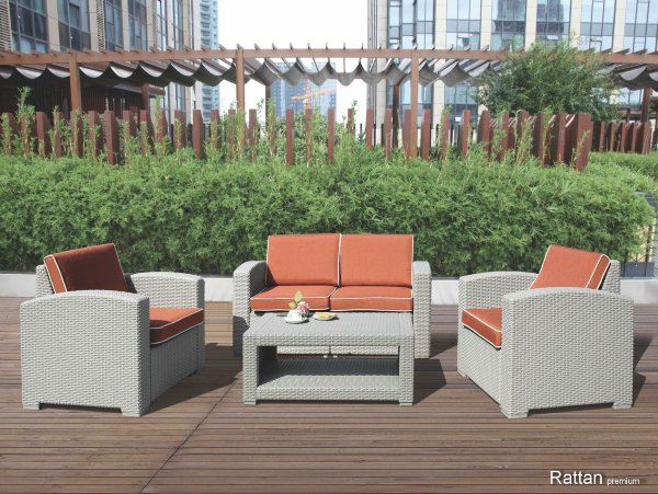 Уличные диваны и кресла коллекции Rattan Premium 4 купить в Владивостоке