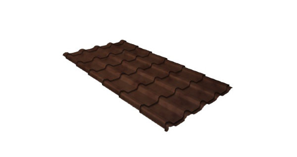 Металлочерепица камея 0,45 Safari Twincolor Brown купить в Владивостоке