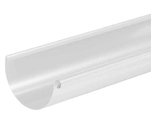 Водосток Aquasistem, система 125x90 - Водосточный желоб 3.00м RAL 9003 Белый купить в Владивостоке