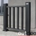 Ограждение из ДПК Outdoor Классик 3D STORM чёрный купить в Владивостоке