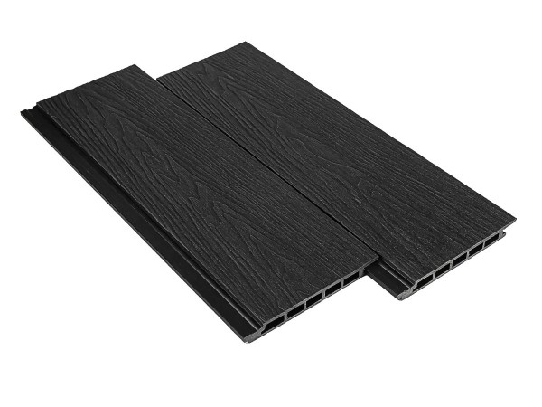 Фасадная панель из ДПК Deckart Vista 3D с текстурой дерева Графит купить в Владивостоке