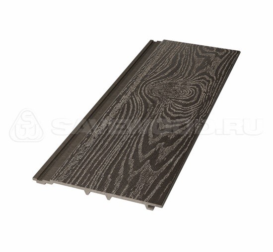 Сайдинг из дпк savewood sw-cedrus тангенциальный распил темно-коричневый купить в Владивостоке