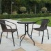 Комплект плетеной мебели AFINA из иск. ротанга Асоль-LR02 LRC-02/LRT-02-D60 Dark Brown купить в Владивостоке