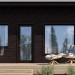 Фасадная панель FineBer, Скол - Тёмно коричневый купить в Владивостоке