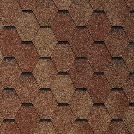 Гибкая черепица Tegola VENETO terracotta 206 купить в Владивостоке