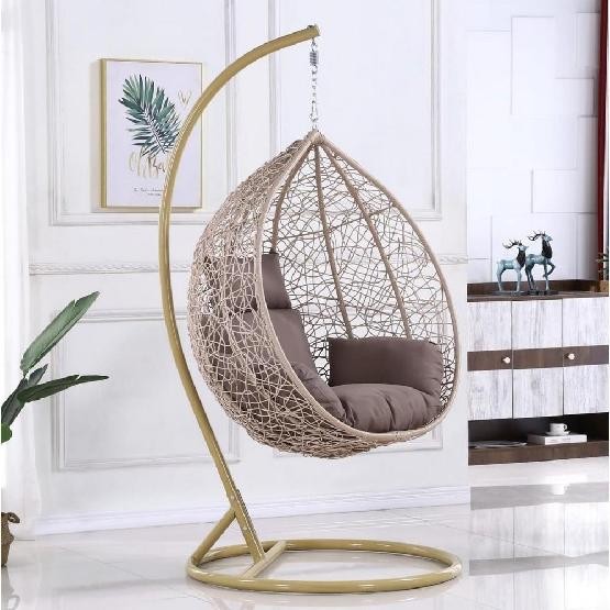 Кресло Подвесное из искусственного ротанга AFM-169A-LB Beige купить в Владивостоке