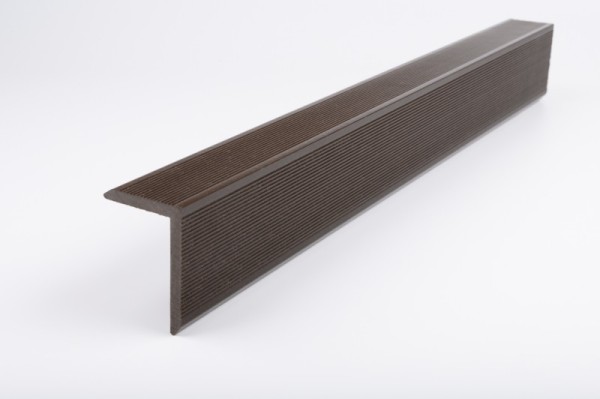 Угол торцевой Ecodecking Классик 60х40х3000 Венге купить в Владивостоке Угол торцевой Ecodecking Классик 60х40х3000 Венге купить в Владивостоке