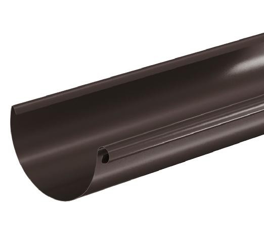 Водосток Aquasistem, система 150/100 - Водосточный желоб 3.00м RR 32 Тёмно Коричневый купить в Владивостоке