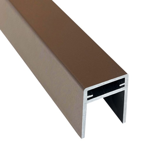П-профиль Алюминиевый EasyDecking 35x25 Венге купить в Владивостоке