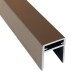 П-профиль Алюминиевый EasyDecking 35x25 Венге купить в Владивостоке