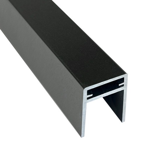 П-профиль Алюминиевый EasyDecking 35x25 Черное дерево купить в Владивостоке