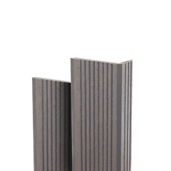 Угол торцевой Ecodecking Техно 70х35x3000 Серый купить в Владивостоке Угол торцевой Ecodecking Техно 70х35x3000 Серый купить в Владивостоке