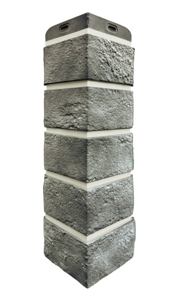 Угол Grand Line состаренный кирпич Элит гранит, ШОВ белый купить в Владивостоке