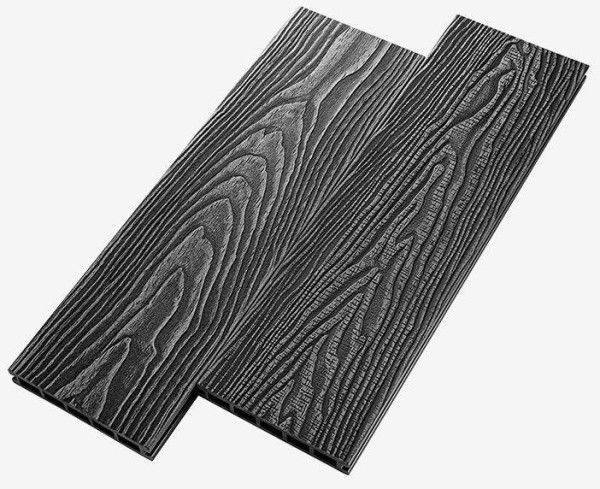 Террасная доска из ДПК RusDecking Unodeck Vintage - Графит купить в Владивостоке