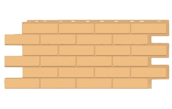 Фасадная панель T-Siding Кирпич Модерн Эко Крем купить в Владивостоке