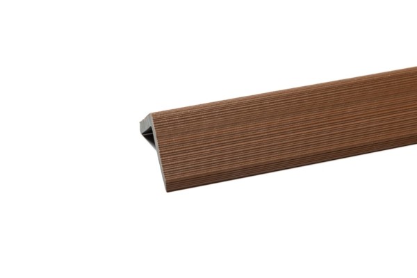 Уголок торцевой Ecodecking Скай коэкструзия 45х45х3000 Тик купить в Владивостоке Уголок торцевой Ecodecking Скай коэкструзия 45х45х3000 Тик купить в Владивостоке